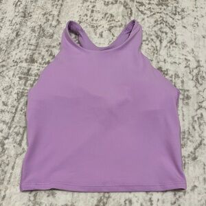Athleta Girl Long Distance Bra – Lilac – Girls XL (14) – VGUC